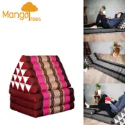 Jumbo Thai Triangle Pillow Three-Folds Pink