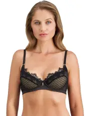 [Pleasure State] Bianca Nera Demi Bra in Black