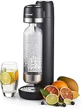 Geepas Soda Maker- GSM63079UK/ 900 ml Capacity/Auto Release Pressure, Environmentally Friendly, No Electricity Required/Perfect for Making Flavored Drinks| Warranty