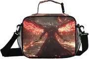 Archangel Sword Fire Insulated Lunch Box for Women Men - Ideal for Work, Picnics - Includes Adjustable Shoulder Strap