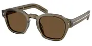 Prada PR A16SF Asian Fit 18T70F Men's Sunglasses Green Size 53