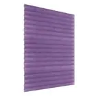 Self-Adhesive Pleated Blinds Half Blackout Curtains for Bathroom Shades Purple