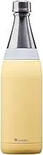 Aladdin Fresco Thermavac Stainless Steel Water Bottle 0.6L Lemon Yellow – Leakproof - Keeps Cold for + 10 Hours - BPA-Free - Dishwasher Safe - Reusable Thermos Flask with Durable Finish