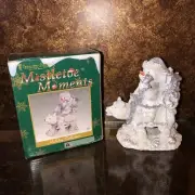 Cornerstone Creations Mistletoe Moments Snowman Riding On Reindeer Figurine