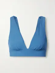[BONDI BORN] BONDI BORN - + Net Sustain Amelia Bikini Top - Blue - medium medium Blue