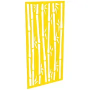 ProtectorAl 300-1200w x 1201-2400h Light Yellow/Gloss White Bamboo Unframed Composite Deco Panel