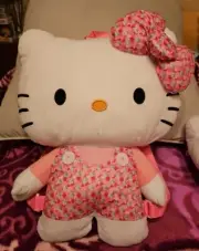 Sanrio Hello Kitty 18 Inches Plush Backpack With Different Shaped Prints