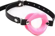 Open Mouth Gag Silicone Lips Oral Toys Couples Restraint BDSM Adult Sex Toy Pink