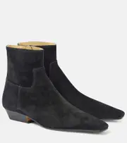 [Khaite] Khaite Marfa suede ankle boots AU 9.5 black
