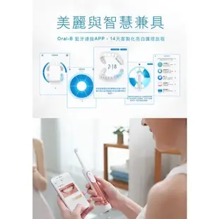 【德國百靈Oral-B】3D智慧追蹤電動牙刷Genius9000(玫瑰金-V3)