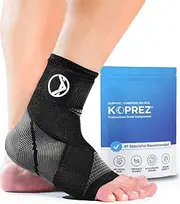 KOPREZ Plantar Fasciitis Sleeve - Plantar Fasciitis Relief, Plantar Fasciitis Socks, Ankle Compression Sleeve, Ankle Support for Women, Plantar Fasciitis Brace, Ankle Sleeve, Ankle Support Men
