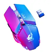 2.4G 1600Dpi Optical Gaming Mouse For Laptop Computer Metal Gray