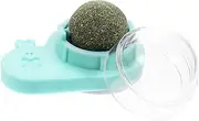 FRCOLOR Catnip Plaything for Cats Wall Mount Cleaning Catnip Ball Fresh Breath Cat Toy Balls