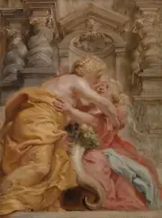 Paul Rubens - Peace Embracing Plenty Giclee Fine Art Print on Canvas 36"