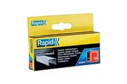 2500PK Rapid Galvanised Flatwire 53 8mm Staples Refills For Stapler Gun Tacker
