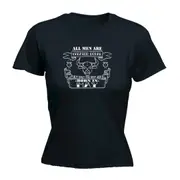 May Taurus Birthday All Men Are Created Equal - Funny Novelty Womens T-Shirt T Shirt Tshirt