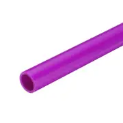 PVC Rigid Round Pipe 16mm ID 20mm OD 0.35m Purple High Impact
