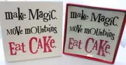 The Bright Side Glass Tray. Cake Baking Food - Ideal Christmas Present
