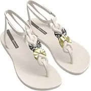 [Ipanema] Women's Class Lush Flip Flops, beige, 10 AU
