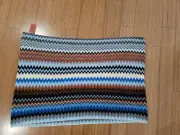 New Women's MISSONI Zig Zag Pattern Wool Blend Neck Warmer Scarf