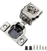 50 Pack Overlay Soft Close Cabinet Hinges for Kitchen Cabinets Doors Face Frame