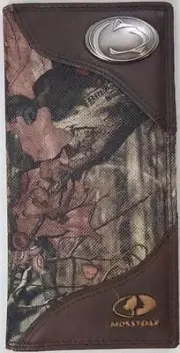 ZEP-PRO Penn State Nittany Lion MOSSY OAK Camo Wallet TIN GIFT BOX