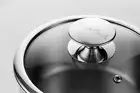Prime Cook 18/10 Stainless Steel 2.0QT Milk/Saucepan with lid 16cm