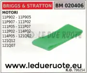 796254 Sponge Air Filter Engine Briggs & Stratton 11P902 11P905 11P907 111P02