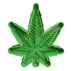 Marijuana Gunja Weed Leaf Cookie Cutter & Embosser