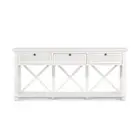 NEW OneWorld West Beach 3 Draw Console White
