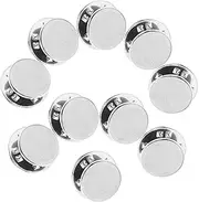 [CATIEBYE] 10 Pack Pin Badge Locking Backs Pin Back Clip for Diy Jewelry Small Lightweight Brooch Parts