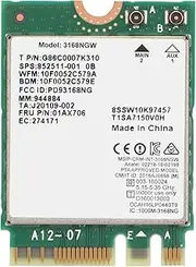 Network Card, Wi-Fi Network Adapter Card for Intel Internet 3168NGW Wireless-AC Dual Band WiFi Network Card with 4.2