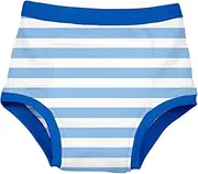 green sprouts Reusable Absorbent Training Underwear for 3 to 4 Years Kids,Light Blue/White