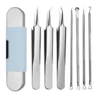 7Pcs Stainless Steel Blackhead Extraction Tool Kit Acne Removal Kit Beauty To-xp