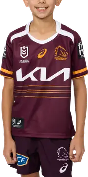 NRL 2025 Home Jersey - Brisbane Broncos - Youth - Kids