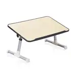 Ergonomic Adjustable Laptop Desk Bed Table Foldable Legs for Work - 52cm x 30cm