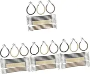 FOMIYES Hair Bungees 60 Pcs Hair Tie Hair Hooks Hair Hook Tie Elastic Hair Cord Women Elastic Bands for Hair Holders Hair Hook Cord Ties Bungee Bands Hair Ponytail Elastic Hook Hair Bungee Nylon