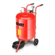 60-110psi 20 Gallon Protable Blast Tank Sand Blaster Air Compressors w/ 8ft Hose