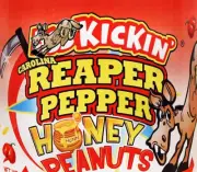 60 Kickin Reaper Pepper Honey Peanuts Packs - Snack Nuts 1 oz Free Ship Low 48