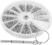 QUMIIRITY -one Watch Repair Set Mini Screwdriver Assorted Screws and Nuts Tool Kit for Glasses Electronics Home