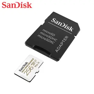 SanDisk 256GB MAX ENDURANCE 極致耐寫 記憶卡 MicroSD (SD-SQQVR-256G)