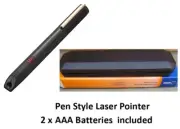 NOBO 34433685 Pen Style Laser Pointer Class 2 (II) 680nm Black in Stylish Box