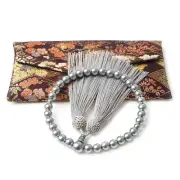 [EsuonHappiness] Prayer beads for women, shell pearls, Nishijin brocade, beads