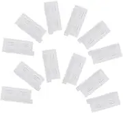 POPETPOP 30PCS Transparent Outdoor String Lights Clips Self Adhesive Heavy Duty Hanging Hooks for Easy Decoration for Patios Gardens and Holiday Lights Lightweight Secure Fastening