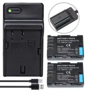 2x DMW-BLF19E Battery &Charger For Panasonic Lumix DMC-GH3 DMC-GH3A DMC-GH3K