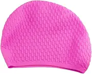 Silicone Swim Cap for Adults and Kids, Non-Slip Design for Water Activities