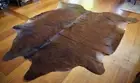 A Big Soft & Beautiful - A Rich Ochre Toned Genuine Cowhide Rug