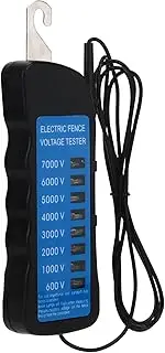 Electric Fence Tester, 8 Neno Electric Fence Voltage Tester, ABS 600-7000V Waterproof Fault Finder, for Farms, Home Gardens, Sheep, Pets, Horses and Livestock Enclosures