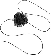 [VALICLUD] Retro Black Evening Necklace Neck Strap Waist Chain Accessories Initial Necklace for Women Tour Beads Earrings Holder Charms Bracelet Chokers Jewelry Belt Shell Necklace Fabric