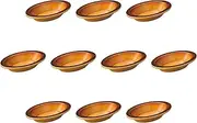 Set of 10, AME Oval Gratin S (14.5 x 8.5 x 2.4 cm) | Agratin Plate, Ceramic, Setomonohonpo